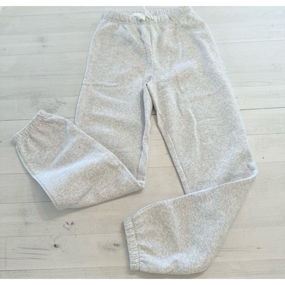 H&M kids light grey sweatpants joggers size 16 NEW